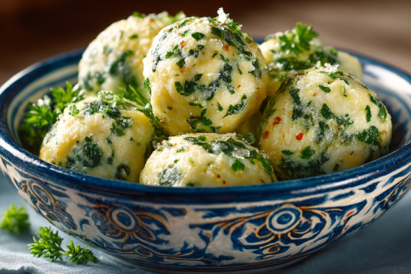 Разминаю творог и зелень &mdash; через 20 минут мальфатти готовы, нежнее вареников и ароматнее галушек