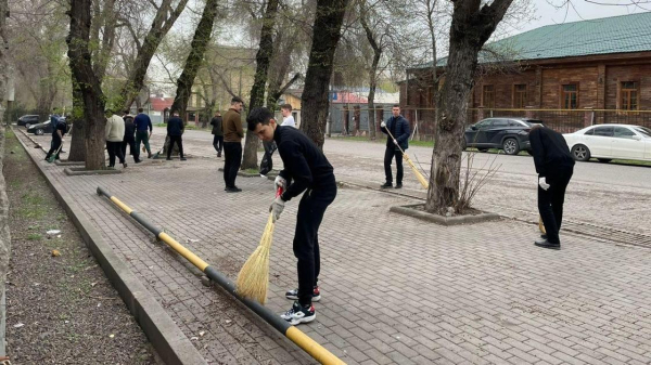 Первая неделя кампании &quot;Алматы – наш общий дом&quot;: привели в порядок улицы города