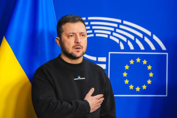 Король Швеции обошел рукопожатием Владимира Зеленского во время встречи