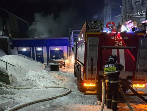 В Восточно-Казахстанской области произошел пожар на маслозаводе