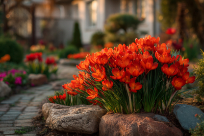 Ни у кого нет такого цветка на дачах, а зря: цветет огненными фейерверками на клумбе