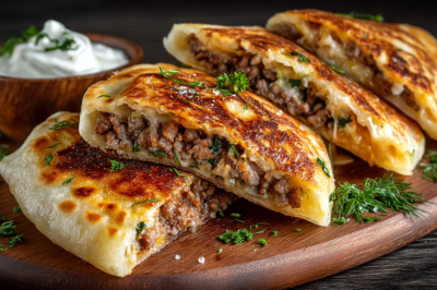 Вместо возни с тестом &mdash; лаваш и фарш. Хрустящие мясные дольки с соком внутри готовы за четверть часа