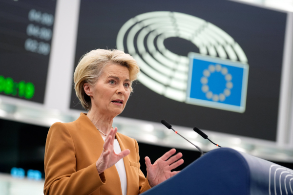 Фон дер Ляйен призвала ЕС&nbsp;оперативно утвердить 20-й пакет санкций против России