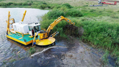 Астанинское водохранилище очищают впервые за 55 лет