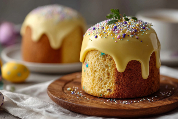 Этот кулич я дарю только самым близким.&nbsp; Внутри &mdash; нежные слои, орехи и изюм. Самый простой и быстрый рецепт на Пасху