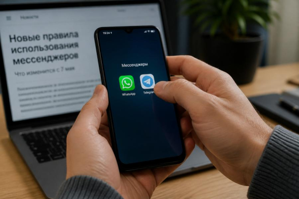 С 7 мая: меняются условия использования WhatsApp и Telegram в России
