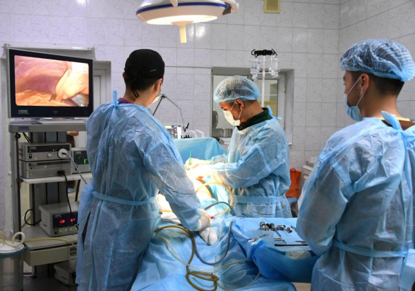 «Тройную» операцию провели врачи-хирурги города Конаев