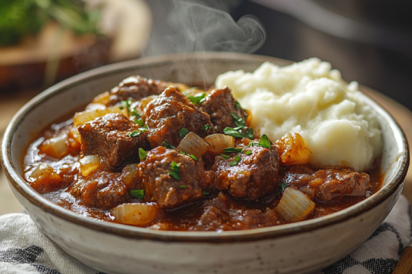 Ностальгия на тарелке: гуляш как в СССР &mdash; секрет идеальной подливки!