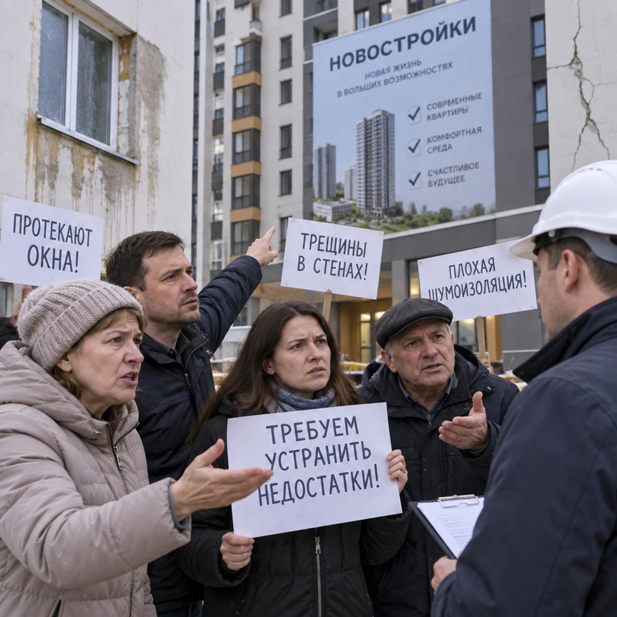 Современные новостройки: радость от нового жилья часто омрачается его существенными недоделками