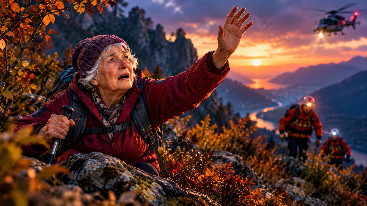70-летняя туристка не заметила поворот и потерялась