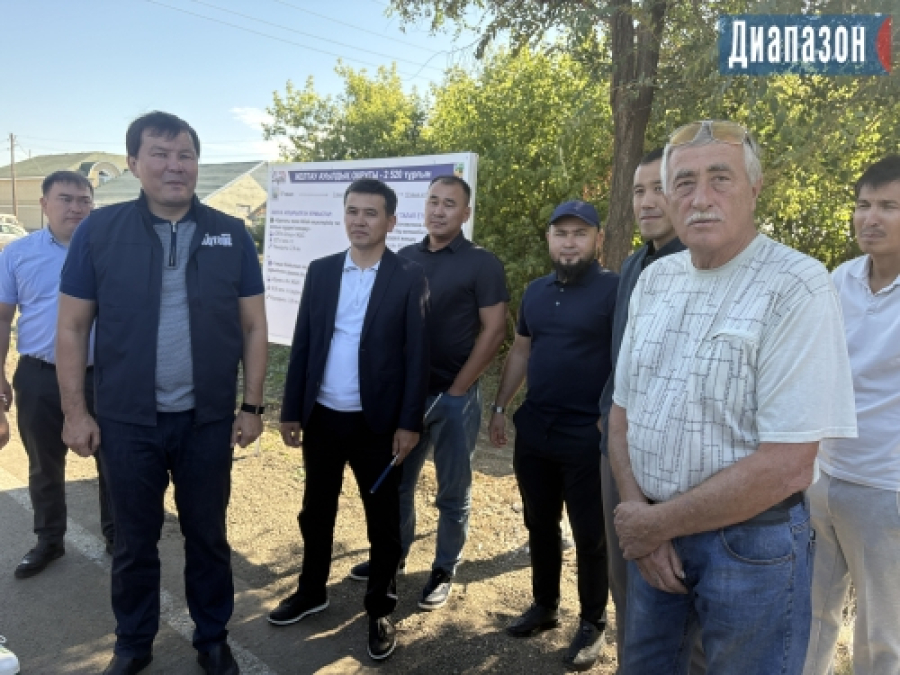 Аким проверил ремонт дорог